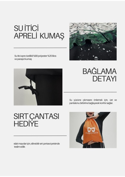 Zürafa Paraşüt Tesettür Mayo