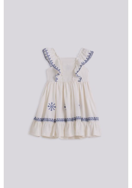Bg Store Kız Çocuk Ekru Elbise