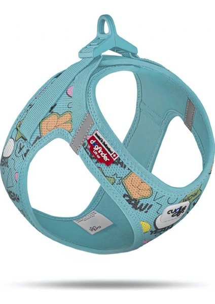 Clasp Air Mesh Comic Turquoise