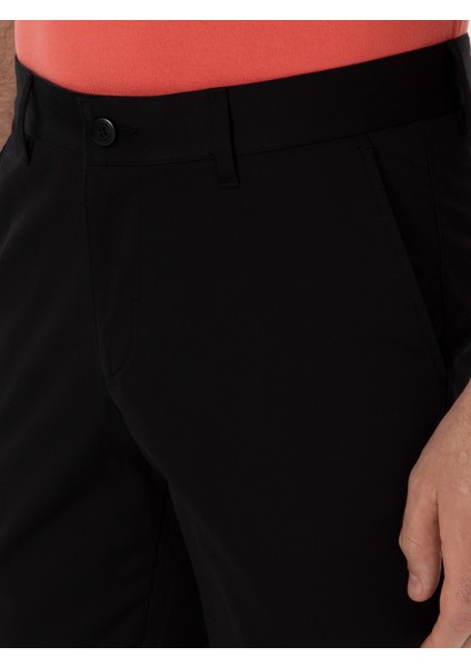 Erkek Siyah Slim Fit Pamuk Karışımlı Kanvas Pantolon 50298899-VR046 indirimleri