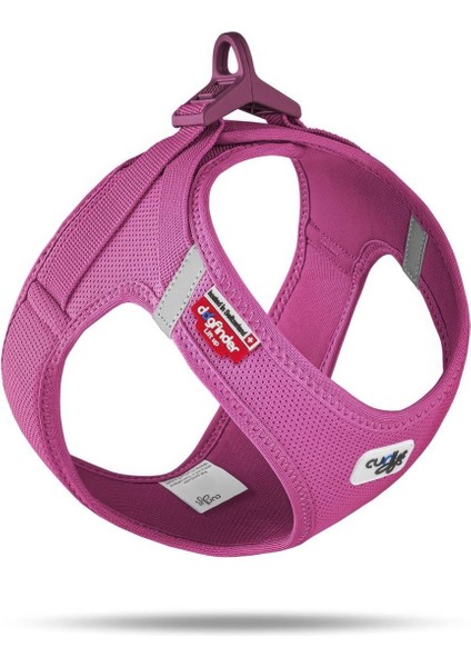 Vest Göğüs Tasması Clasp Air Mesh Fuchsia