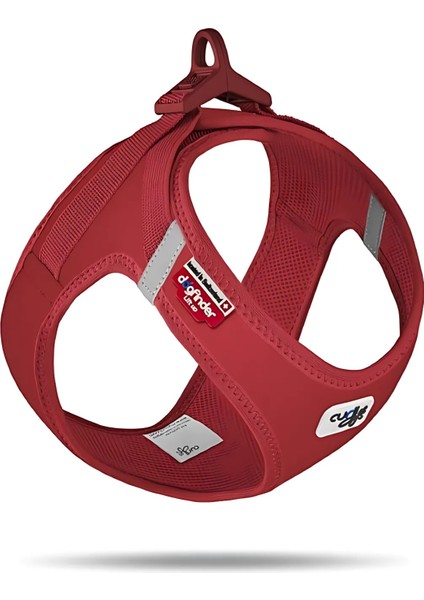 Vest Harness Curli Clasp Softshell Red