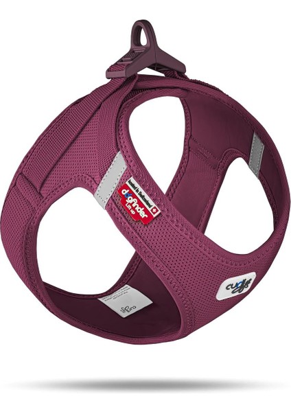 Vest Göğüs Tasması Clasp Air Mesh Ruby