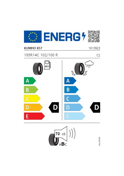 195 R14C 102/100R Radial 857 8pr Oto Yaz Lastiği (Üretim Yılı: 2024) fiyatları