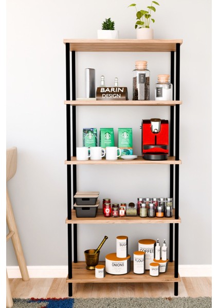 5 Raflı Çevir Kur Çok Amaçlı Raf Mutfak, Kiler, Ofis, Depo Kullanımına Uygun Açık Raflı Düzenleyici fiyatları