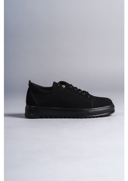 ET152 Cool Bağcıklı Süet Erkek Günlük Spor Klasik Ayakkabı St - Siyah fırsatları