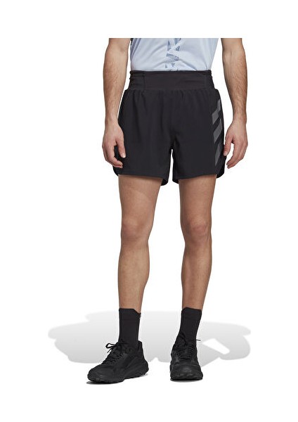 Agr Short Erkek Koşu Şortu HT9395 Siyah