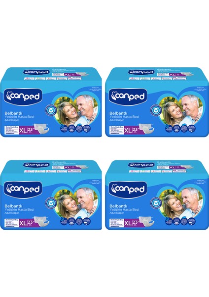 Belbantlı Hasta Bezi Extra Büyük Boy Large 92 Adet