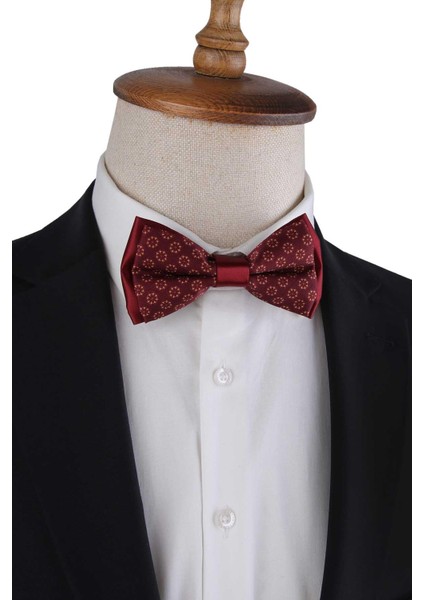 Bordo Puantiye Desen Papyon P1976 modelleri