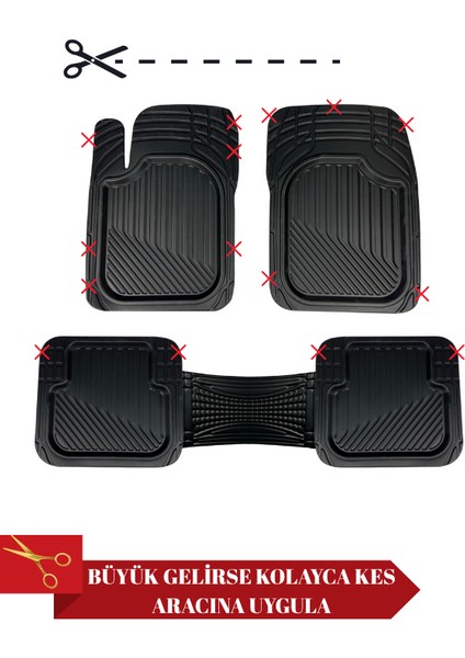 Renault Clio 4 Icon 3D Havuzlu Luna Siyah Oto Paspas