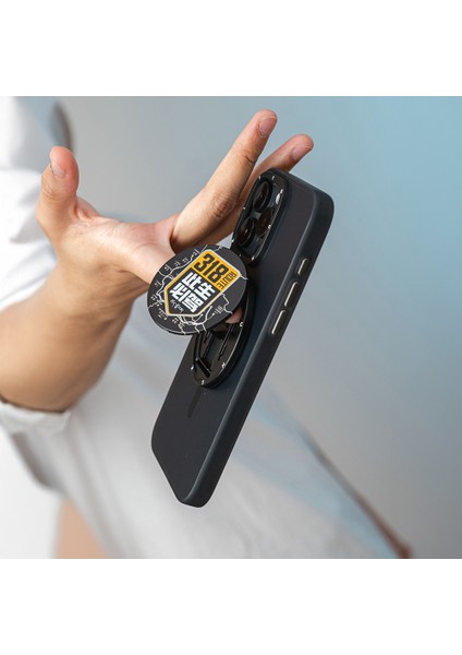 Telefon ve Tabletler Için Magnetik Stand Siyah - Turuncu modelleri