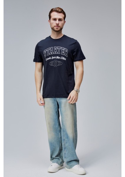 Barnes Antrasit Bisiklet Yaka Standard Fit Erkek Tshirt fırsatları