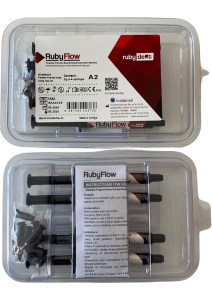 Ruby Flow Akışkan Kompozit 4'lü Set (A2)