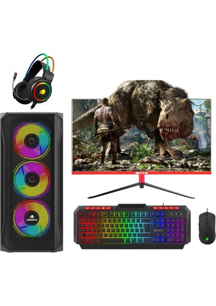 GB-1816 Ryzen 7 9800X3D 32GB Ddr5 1tb M2 Nvme 5060Tİ VGA " 27 Monitör Gaming Pc