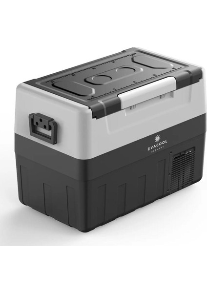 EVA45AT 12/24V 45 Litre Tek Kapak Çift Ekran Kompresörlü Oto Buzdolabı