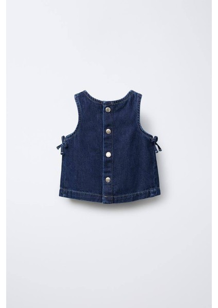 Kız Çocuk Şortlu Kot Denim Takım