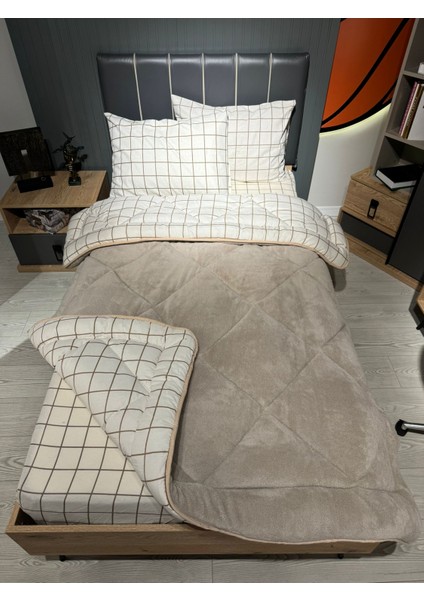 Tek Kişilik Welsoft Pufidik Uyku Seti (Lastikli Çarşaflı) fırsatları