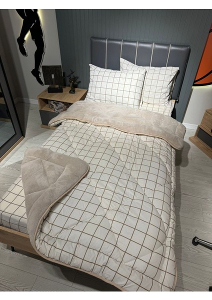 Tek Kişilik Welsoft Pufidik Uyku Seti (Lastikli Çarşaflı)