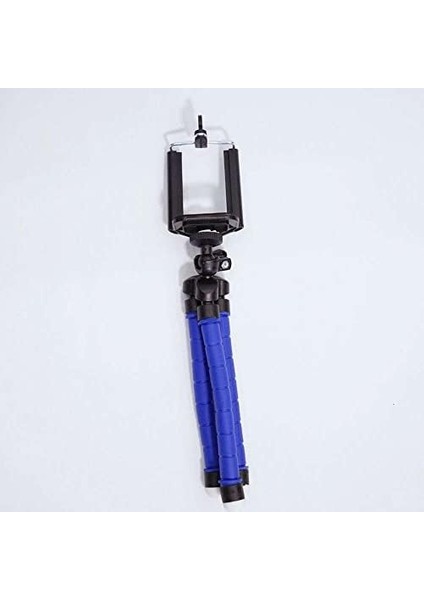 Esnek Ahtapod Tripod Telefon Tutucu Siyah