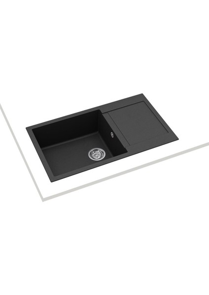 Clivo 60 B Tq 1b 1d 1 Gözlü Onyx Black Granit Evye fiyatları