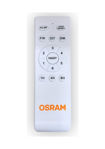 Ceiling Wing Fan 36W D105 Beyaz Kumandalı Tavan Vantilatör