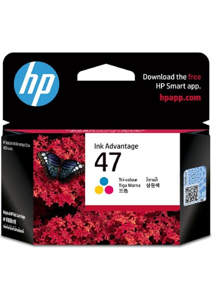 47-6ZD21AE Siyah + Hp 47-6ZD61AE Renkli Hp Deskjet Ultra Ink Advantage 4825 Orijinal Kartuş Seti fiyatları
