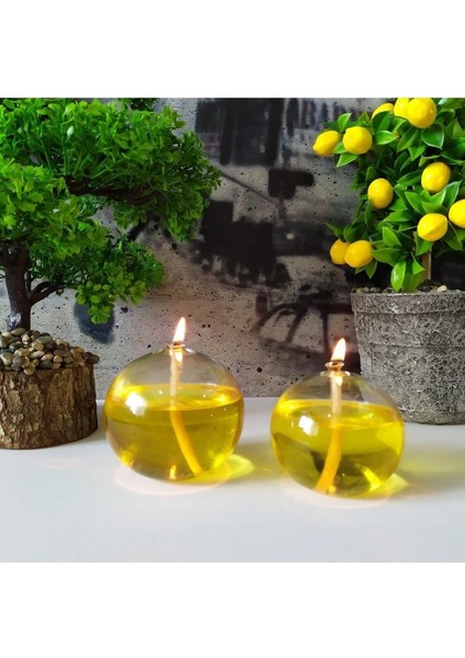 Kırmızı Sarı Kandil Yağı Kokusuz Dumansız Iç Mekan Gaz Lambası Yakıtı 250 ml 2'li Set modelleri