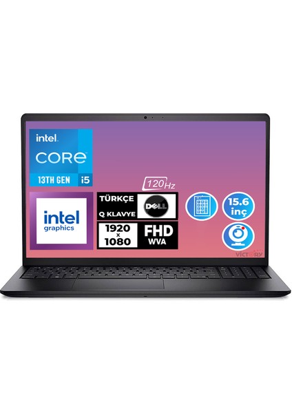Vostro 3530 I5-1334U 32GB 2tb SSD 15.6" Fhd W11P Taşınabilir Bilgisayar N3404PVNB3530U 012