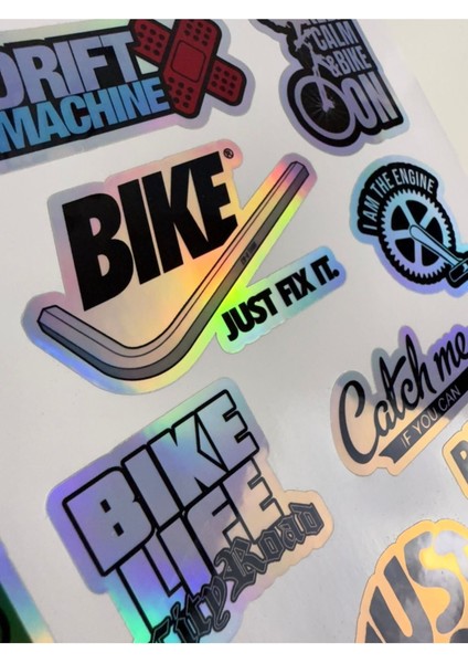 Bisiklet Sticker ( Etiket ) Notebook,kask, Duvar, Bisiklet, Motosiklet, Dolap, Kapı A4 Boyutlarında fiyatları