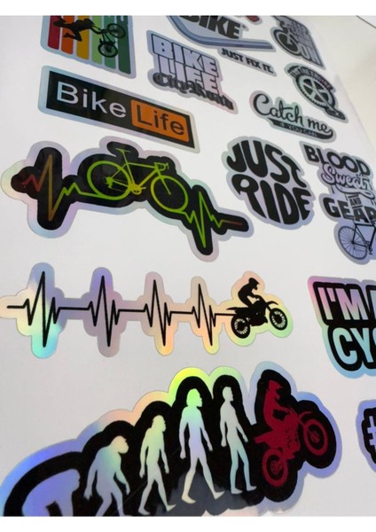 Bisiklet Sticker ( Etiket ) Notebook,kask, Duvar, Bisiklet, Motosiklet, Dolap, Kapı A4 Boyutlarında fırsatları