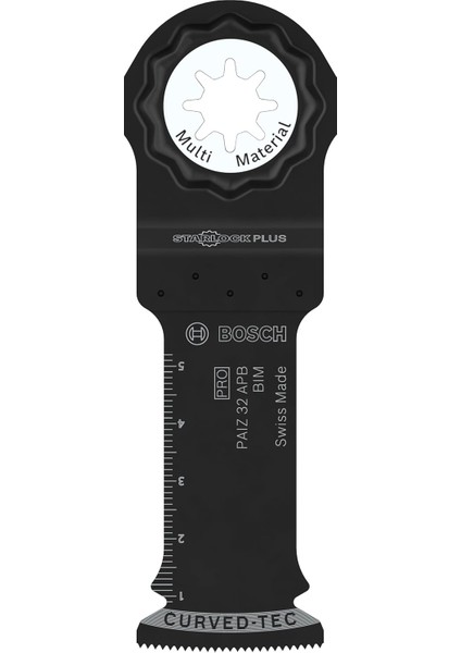 1x Pro Paız 32 Apb Daldırmalı Kesim Testere Bıçağı (Çivili Ahşap, Metal Sandviç, Genişlik 32 Mm, Professional Aksesuar Çok Fonksiyonlu Makine)