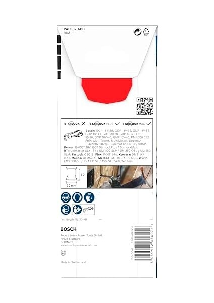 1x Pro Paız 32 Apb Daldırmalı Kesim Testere Bıçağı (Çivili Ahşap, Metal Sandviç, Genişlik 32 Mm, Professional Aksesuar Çok Fonksiyonlu Makine) fiyatları