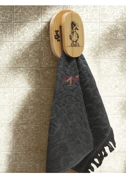 Dekoratif Ahşap El Yapımı Banyo Mutfak Askısı Yapışkanlı Tasarım Havluluk fiyatları