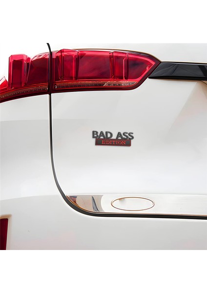 Araba Sticker Aksesuarları Ön Kaput Bagaj Siyah+Kırmızı (Yurt Dışından)