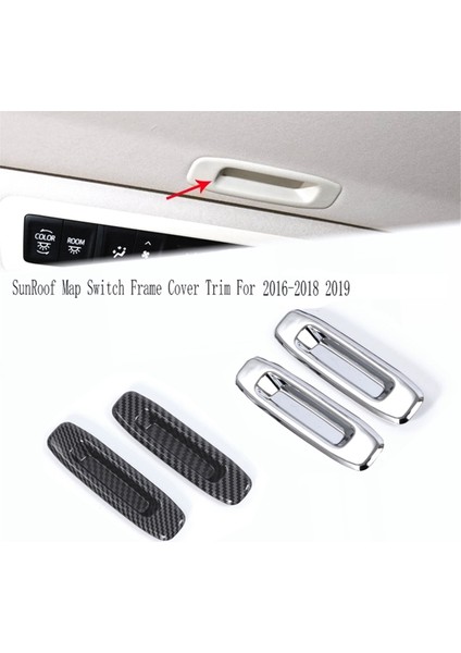 Araba Tavan Pencereleri Sunroof Harita Anahtarı Çerçeve Gümüş (Yurt Dışından) modelleri
