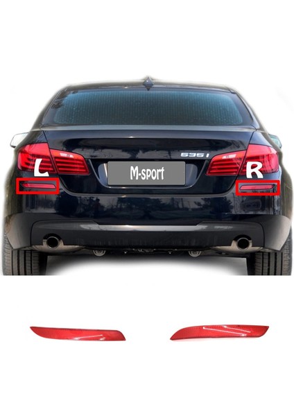 Arka Tampon Reflektörü 63147842955 63147842956 5 Serisi Için (Yurt Dışından) fırsatları