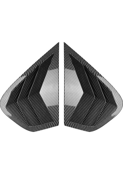 X6 E71 E72 Karbon Fiber Desenli Araba Yan Pencere Panjur Kapağı (Yurt Dışından)