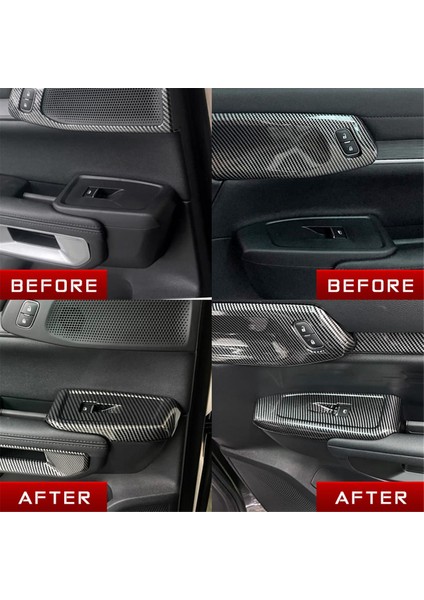 Rhd Pencere Camı Kaldırma Trim Anahtarı Düğme Panel Çerçevesi (Yurt Dışından)