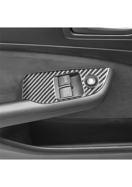 03-05 Pencere Kaldırma Anahtarı Düğmesi Kapağı Trim Stickerı (Yurt Dışından) indirimleri