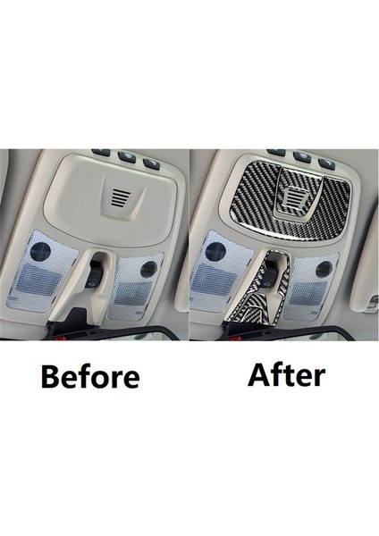Araba Okuma Lambası Paneli Kapağı Trim Dekoratif Sticker XC90 Için (Yurt Dışından)