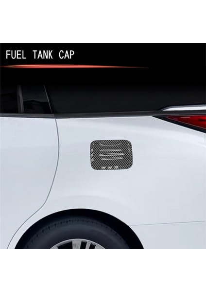 Alphard 40 Serisi 2023+ Için Karbon Yakıt Dolum Tankı Kapağı Kapağı (Yurt Dışından)