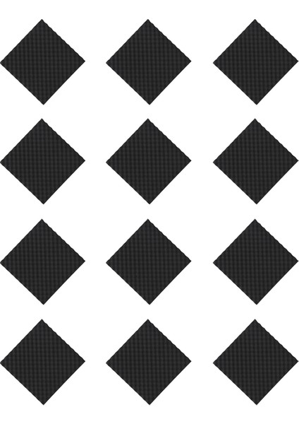 12 Paket Yumurta Kasası Ses Geçirmez Köpük Paneller 1.2 Inç x 20 Inç x 20 Inç Siyah (Yurt Dışından) fiyatları