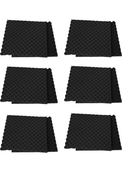 12 Paket Yumurta Kasası Ses Geçirmez Köpük Paneller 1.2 Inç x 20 Inç x 20 Inç Siyah (Yurt Dışından) modelleri