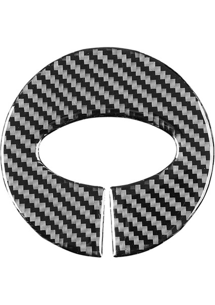 Araba Direksiyon Simidi Orta Döşeme Kapağı Için Karbon Fiber (Yurt Dışından)