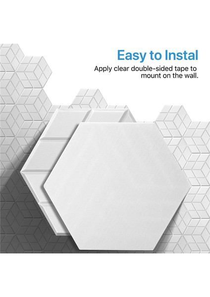 12 Paket Kendinden Yapışkanlı Akustik Ses Geçirmez Köpük Paneller, Beyaz (Yurt Dışından) indirimleri