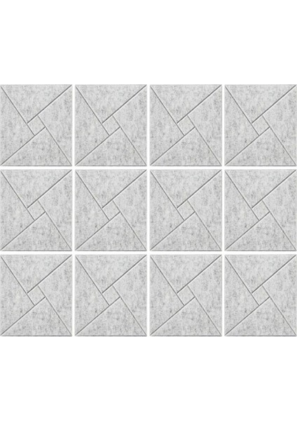 12 Adet Akustik Panel, 12X12X0.4IN Ses Geçirmez Köpük Paneller, Gri (Yurt Dışından)