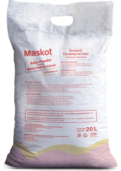 Bebek Pudrası Kokulu Kedi Kumu 20 L fiyatları