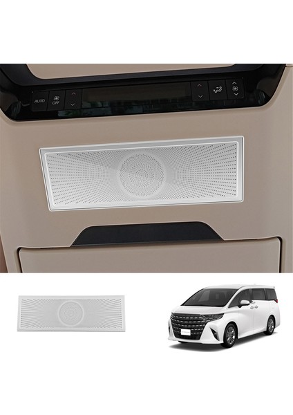 Paslanmaz Çelik Orta Sıra Tavan Hoparlör Kapağı Gümüş (Yurt Dışından)