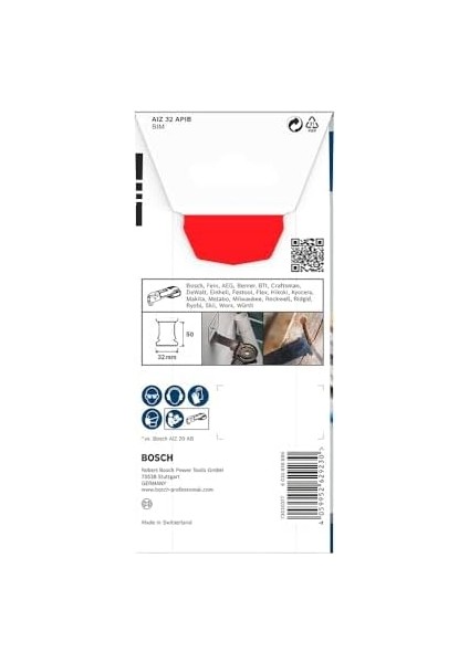 1x Pro Aız 32 Apıb Daldırmalı Kesim Testere Bıçağı (Çivili Ahşap, Metal Sandviç, Genişlik 32 Mm, Professional Aksesuar Çok Fonksiyonlu Makine) fiyatları