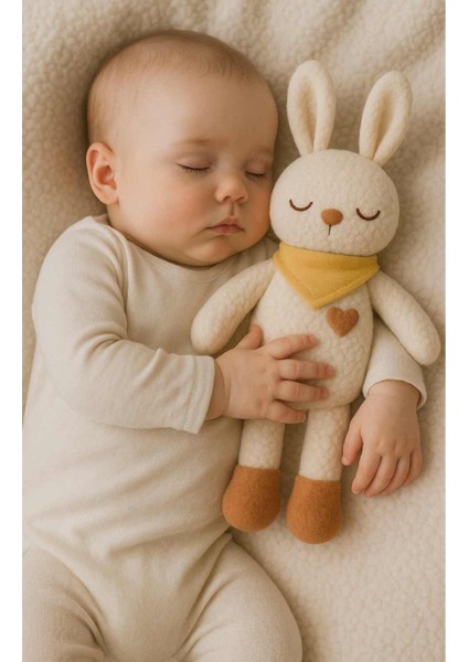 Sevimli Tavşan Boo Bebek Uyku Arkadaşı Peluş Oyuncak Teddy